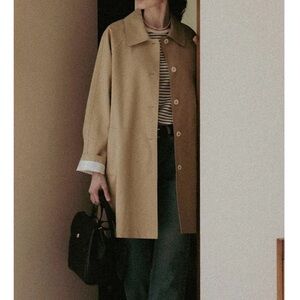 TILL I DIE raglan cotton trench coat